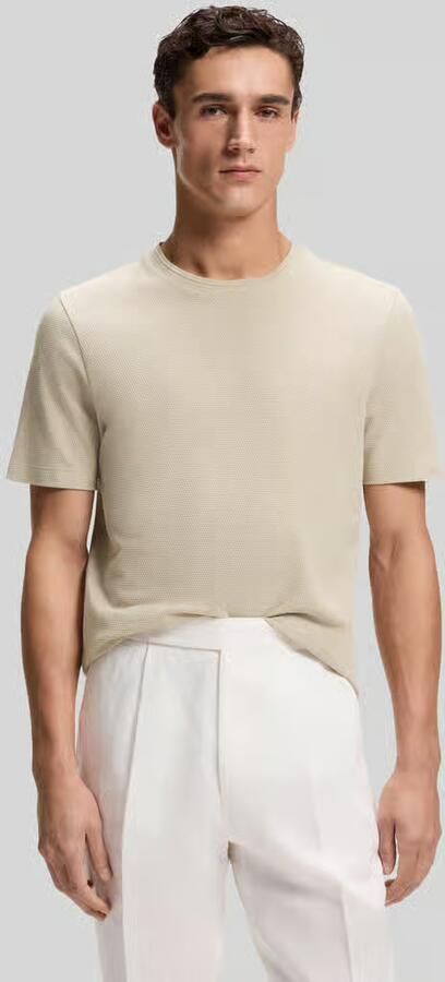 Boss Regular fit T-shirt van katoenmix model 'TIBURT 240' - Foto 3