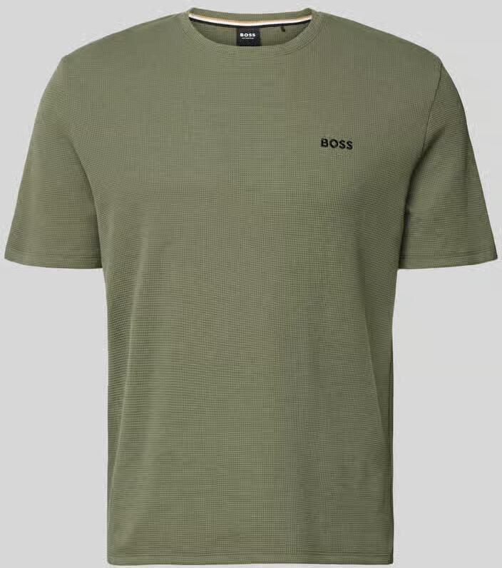Boss regular fit T-shirt van katoenmix model 'WAFFLE' - Foto 2
