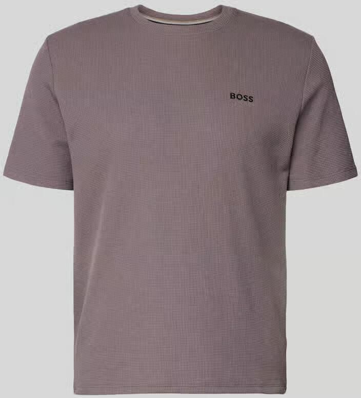 Boss regular fit T-shirt van katoenmix model 'WAFFLE' - Foto 2
