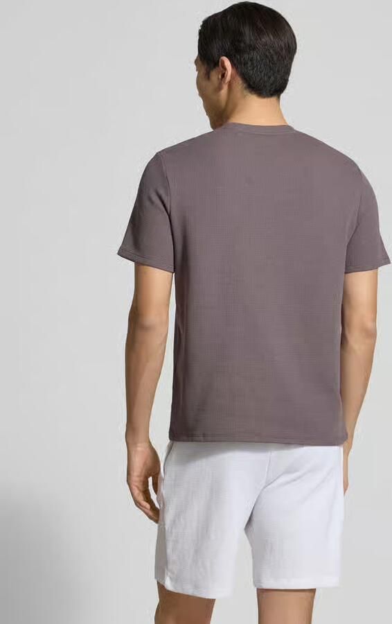 Boss regular fit T-shirt van katoenmix model 'WAFFLE'