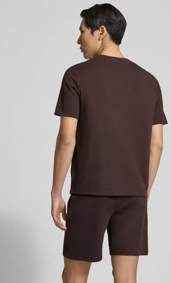 Boss regular fit T-shirt van katoenmix model 'WAFFLE'