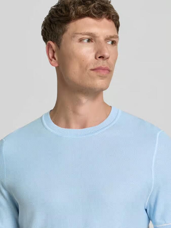 Boss regular fit T-shirt van knitwear model 'H-NALON'