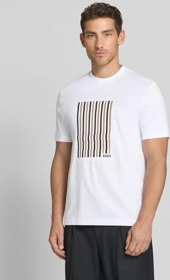 Boss regular fit T-shirt van pure katoen model 'C-THOMPSON 41' - Foto 3