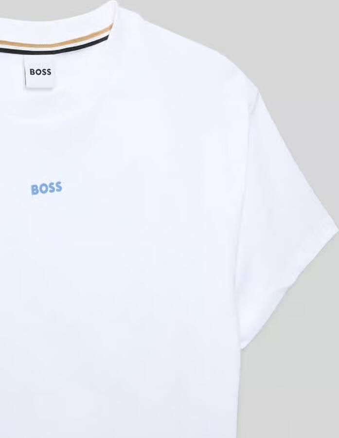 Boss Regular fit T-shirt van puur katoen - Foto 2