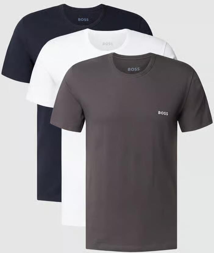 Boss Regular fit T-shirt van puur katoen in een set van 3 stuks model 'CLASSIC' - Foto 7