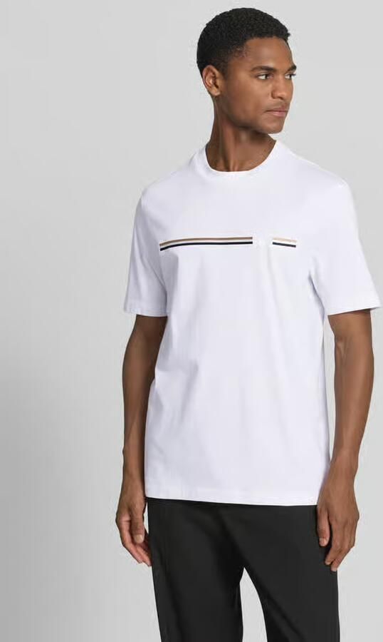 Boss regular fit T-shirt van puur katoen model 'C-TAUT 41' - Foto 3