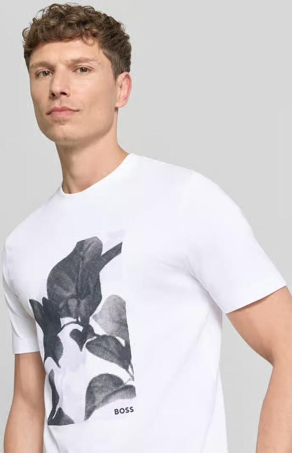 Boss regular fit T-shirt van puur katoen model 'C-THOMPSON 239' - Foto 3