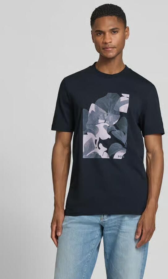 Boss regular fit T-shirt van puur katoen model 'C-THOMPSON 239' - Foto 2
