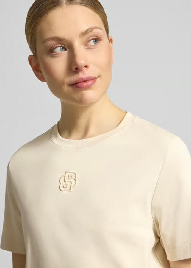 Boss regular fit T-shirt van puur katoen model 'ECOSA3'