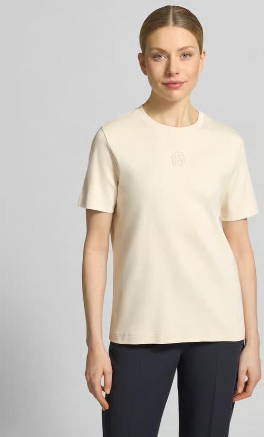 Boss regular fit T-shirt van puur katoen model 'ECOSA3' - Foto 4