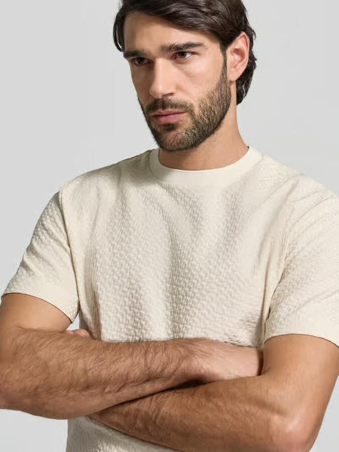 Boss Regular fit T-shirt van puur katoen model 'H-Thompson 228' - Foto 2