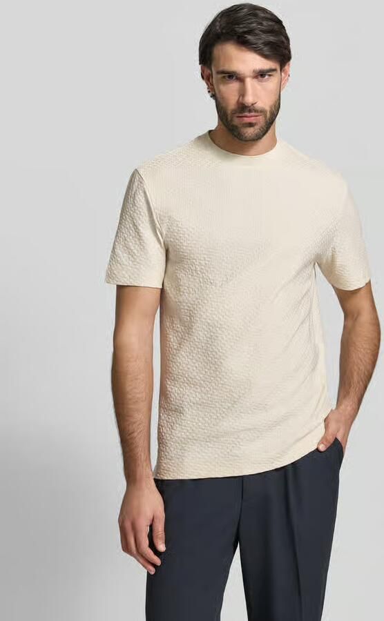 Boss Regular fit T-shirt van puur katoen model 'H-Thompson 228' - Foto 4