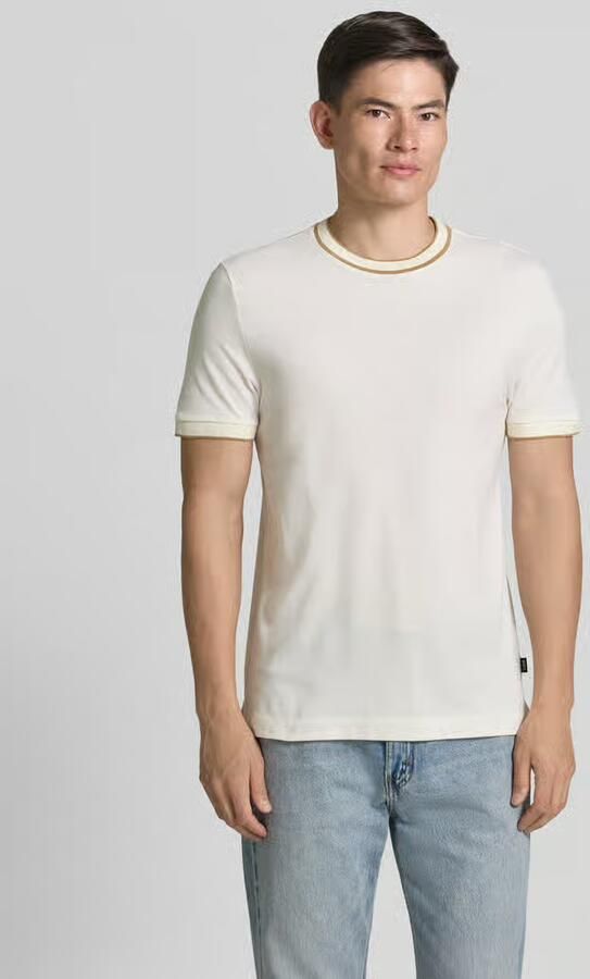 Boss regular fit T-shirt van puur katoen model 'H-THOMPSON 81' - Foto 3
