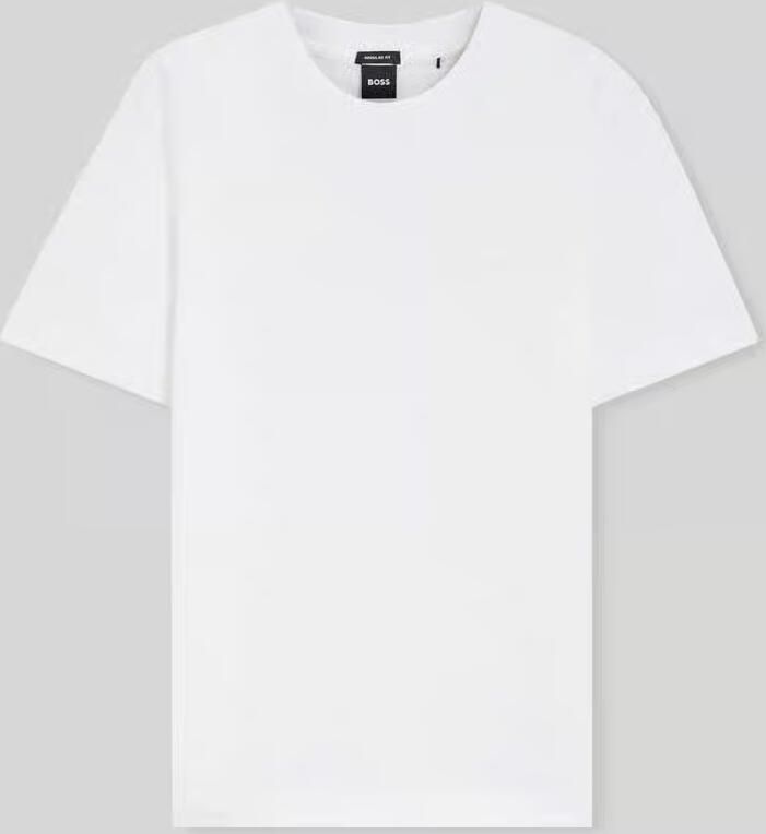Boss Regular fit t-shirt van puur katoen model 'Thompson 01'