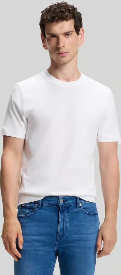 Boss Regular fit t-shirt van puur katoen model 'Thompson 01' - Foto 3