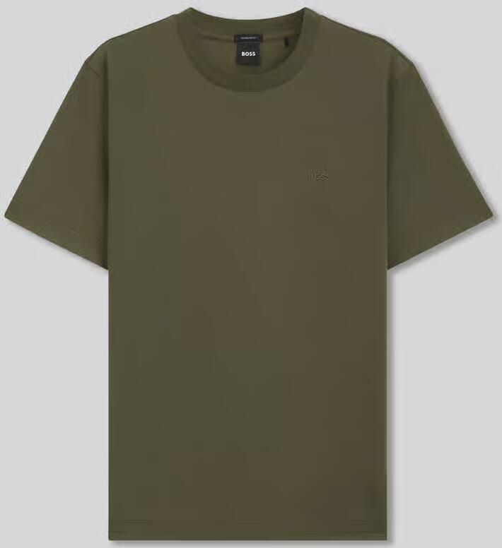 Boss Regular fit t-shirt van puur katoen model 'Thompson'