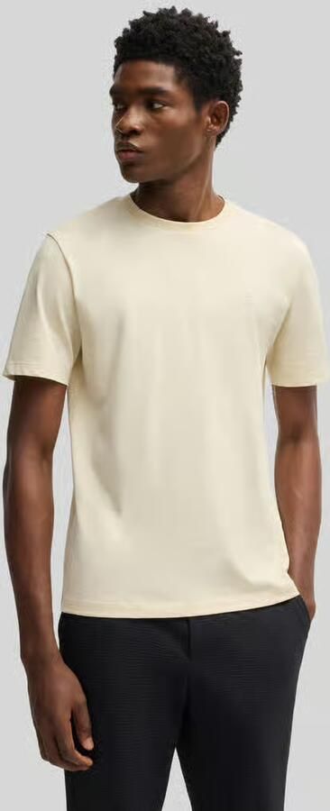 Hugo Boss Katoenen T-shirt met Rubberen Logo Thompson White Heren - Foto 7
