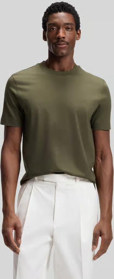 Boss Regular fit t-shirt van puur katoen model 'Thompson' - Foto 3