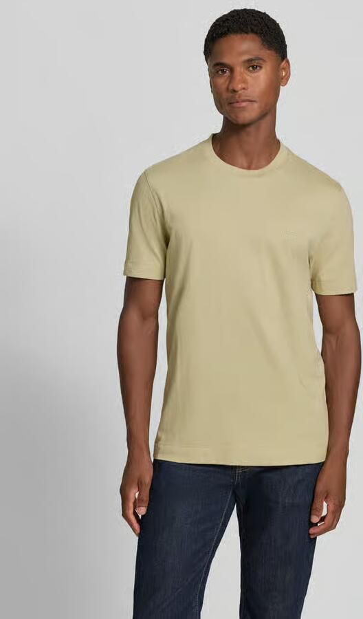 Boss Regular fit t-shirt van puur katoen model 'Thompson' - Foto 3