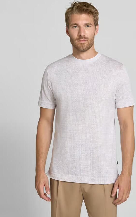 Boss Regular fit t-shirt van puur katoen model 'Thompson' - Foto 3
