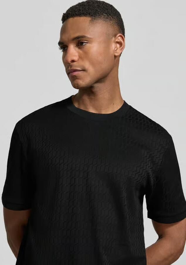 Boss regular fit T-shirt van puur katoen model 'THOMSON' - Foto 3