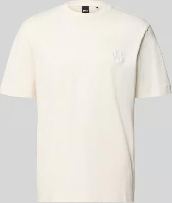 Boss regular fit T-shirt van zuiver katoen model 'C-TAMES 03' - Foto 2