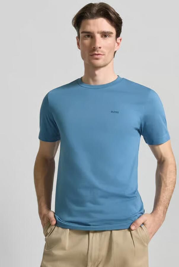 Boss regular fit T-shirt van zuiver katoen model 'Thompson 01' - Foto 2