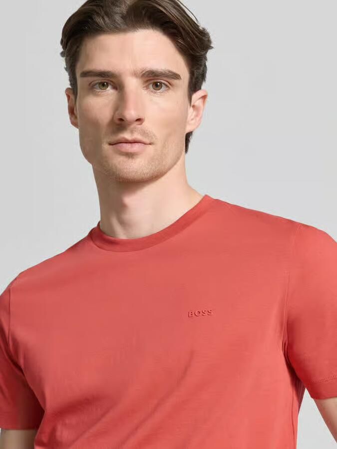 Boss regular fit T-shirt van zuiver katoen model 'Thompson 01' - Foto 3