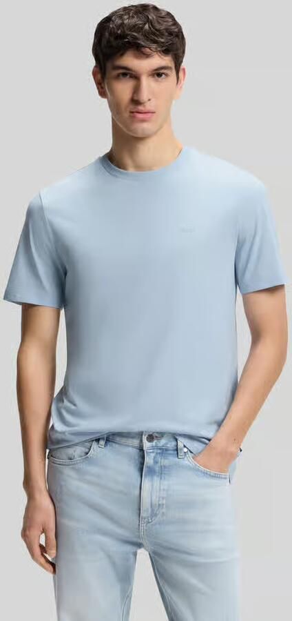 Boss regular fit T-shirt van zuiver katoen model 'Thompson 01' - Foto 3