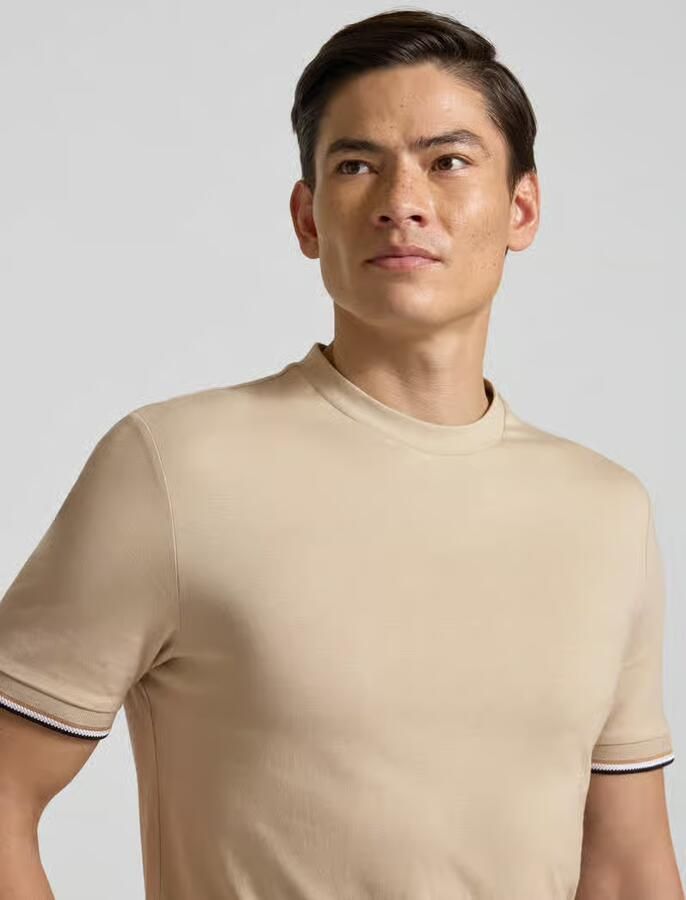 Boss regular fit T-shirt van zuiver katoen model 'THOMPSON'