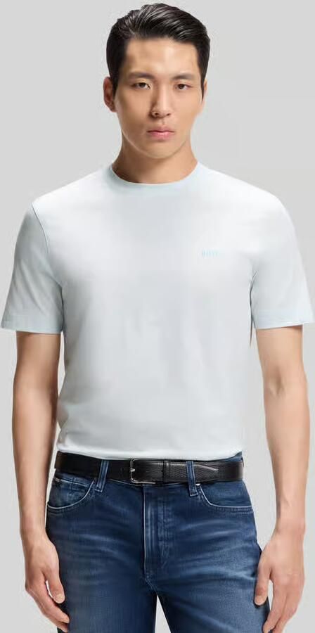 Boss regular fit T-shirt van zuiver katoen model 'THOMPSON' - Foto 3