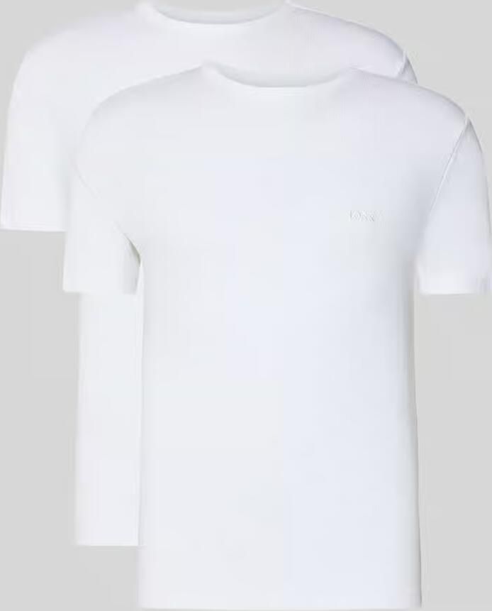 Boss regular fit T-shirtset van puur katoen in 2-pack