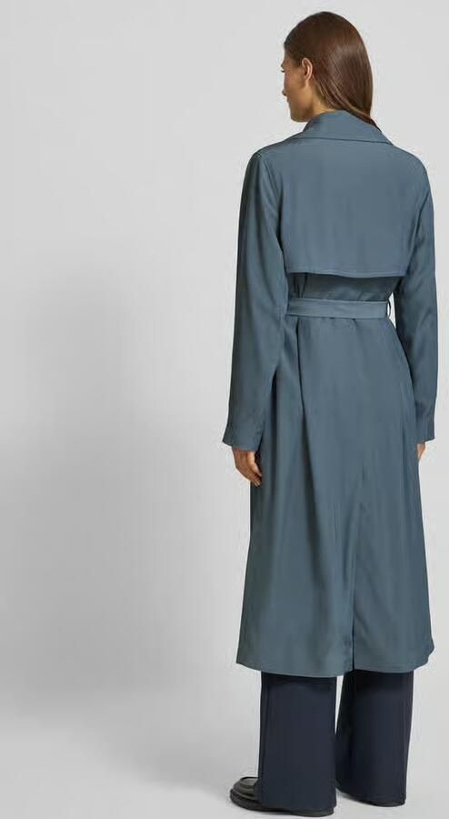 Boss Regular fit trenchcoat met strikceintuur