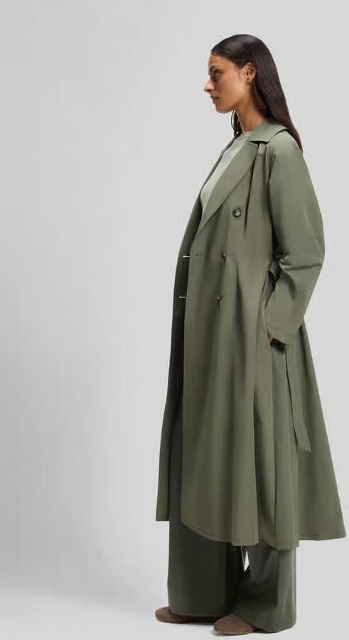 Boss Regular fit trenchcoat van katoenmix - Foto 4