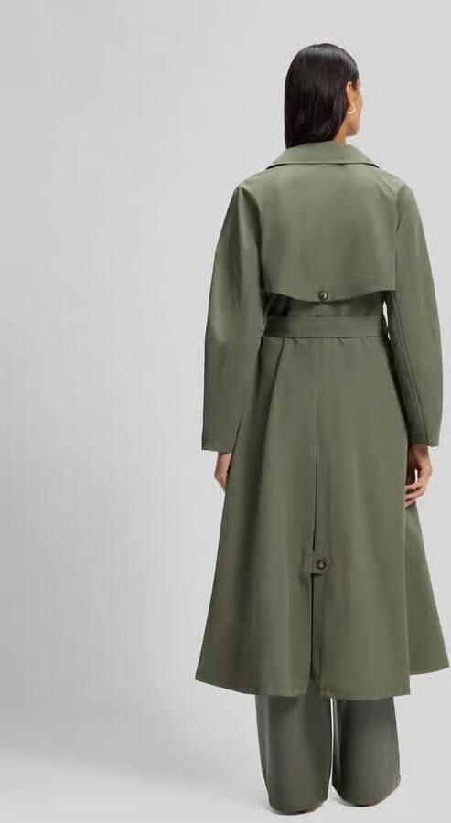 Boss Regular fit trenchcoat van katoenmix - Foto 3