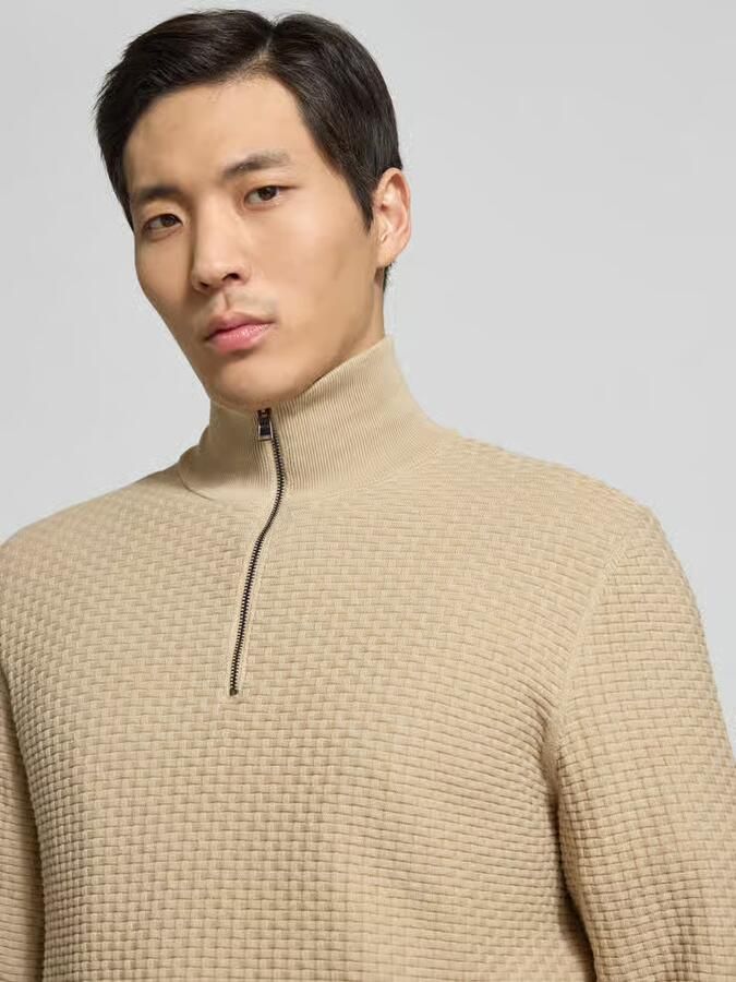 Boss regular fit troyer van zuiver katoen model 'H-ULICIO'