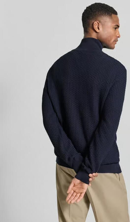 Boss regular fit troyer van zuiver katoen model 'H-ULICIO' - Foto 7