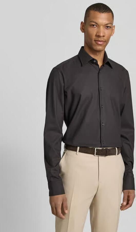 Boss regular fit vrijetijdshemd met extra lange mouw model 'H-JOE-K-C1-261' - Foto 3