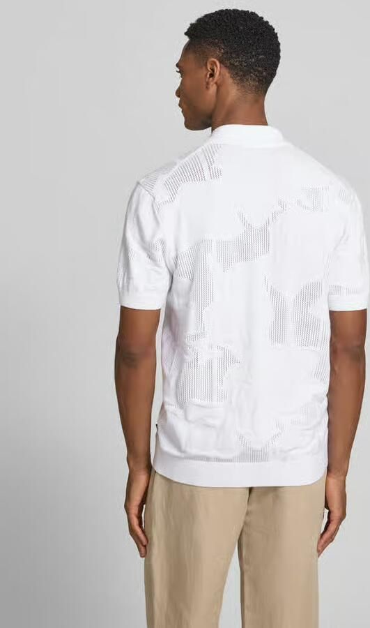 Boss regular fit vrijetijdsoverhemd van katoenen knitwear model 'C-NOY'