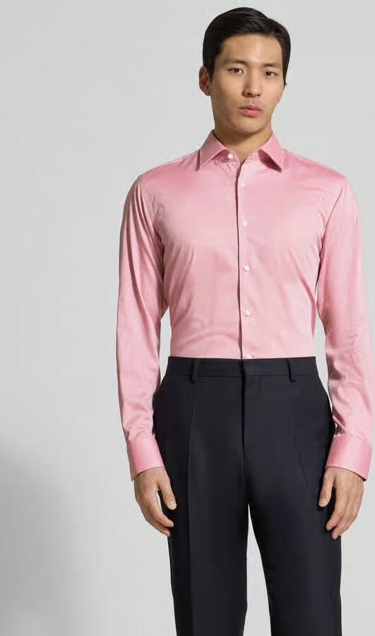 Boss regular fit vrijetijdsoverhemd van katoenmix model 'H-JOE-K-C1-261' - Foto 4