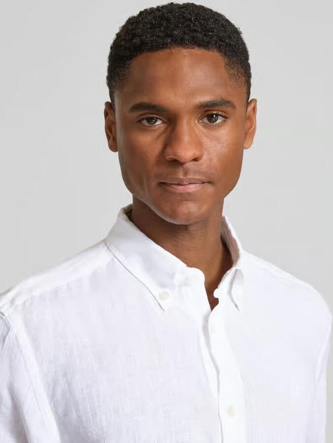 Boss regular fit vrijetijdsoverhemd van puur linnen model 'LIAM'