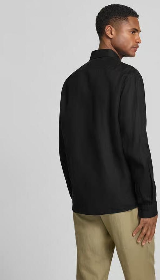 Boss regular fit vrijetijdsoverhemd van puur linnen model 'LIAM'