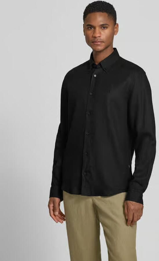Boss regular fit vrijetijdsoverhemd van puur linnen model 'LIAM' - Foto 4