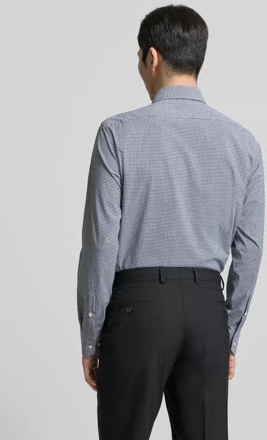 Boss Regular fit zakelijk overhemd met combimanchet Model 'P-JOE-K' - Foto 3