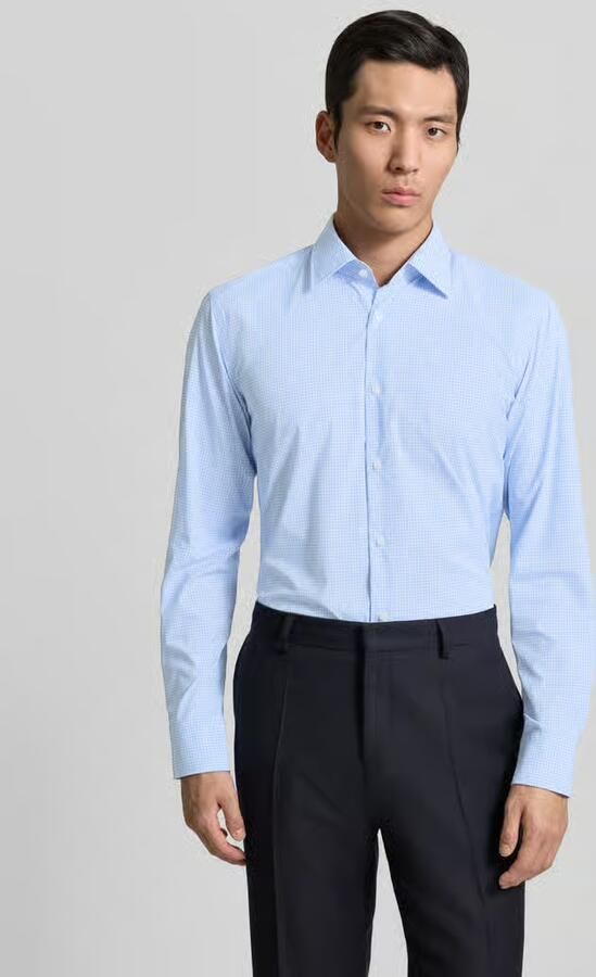 Boss Regular fit zakelijk overhemd met combimanchet Model 'P-JOE-K' - Foto 3