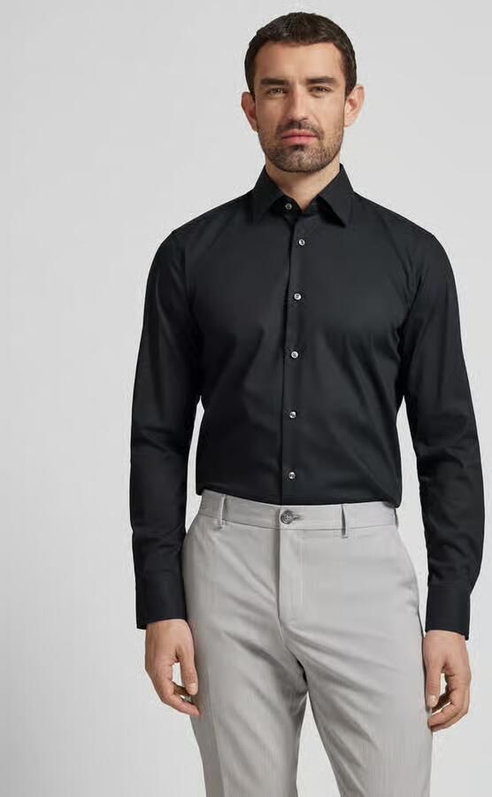 Boss regular fit zakelijk overhemd met extra lange mouw - Foto 2