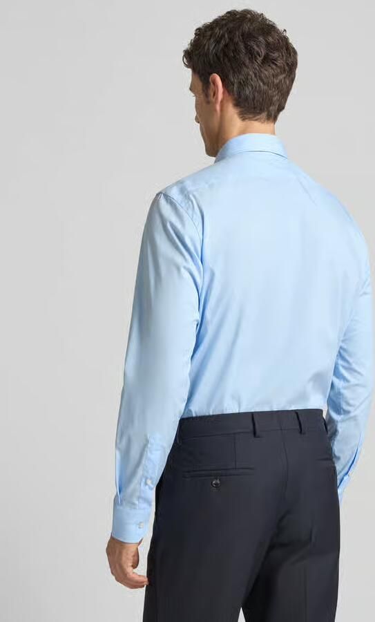 Hugo Boss Heren Business Overhemd Helder Blauw Blue Heren