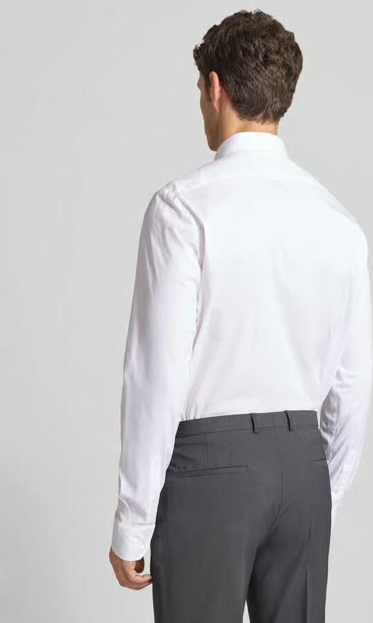 Boss Regular fit zakelijk overhemd van popeline met stretch en extra lange mouwen - Foto 3