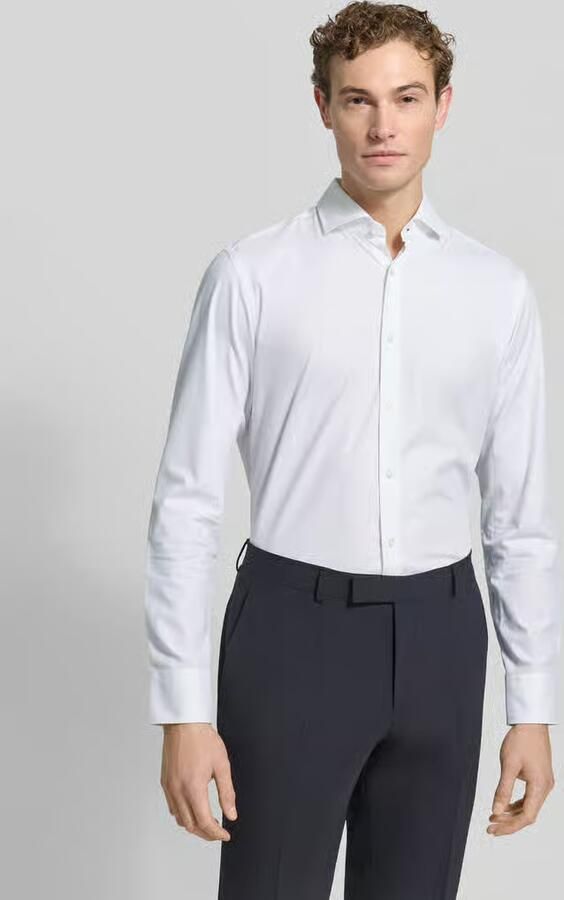 Boss Regular fit zakelijk overhemd met haaikraag - Foto 3