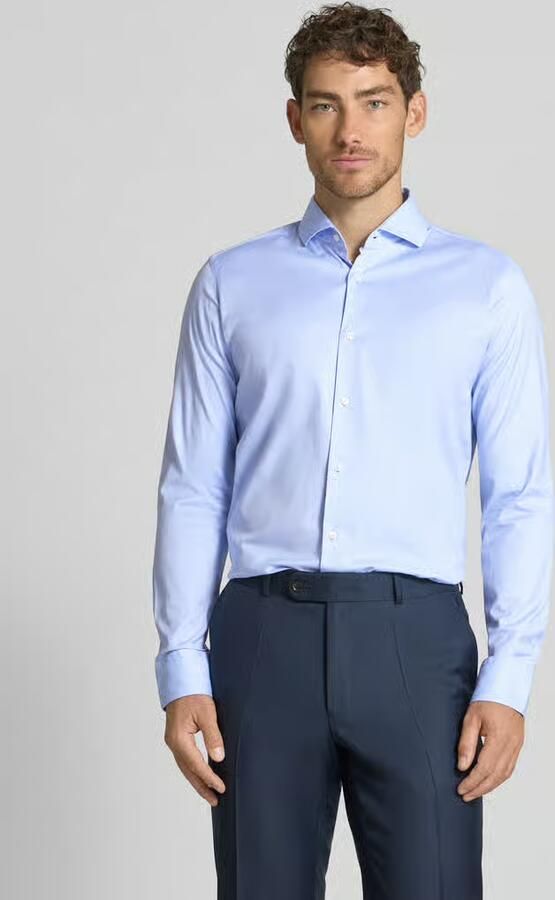 Boss Regular fit zakelijk overhemd met haaikraag - Foto 2